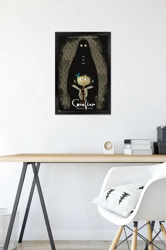 Miniatura 6 de Trends International Coraline Ghost Story - Póster de una hoja para pared, 22.4 pulgadas de largo x 14.7 pulgadas, versión enmarcada en negro
