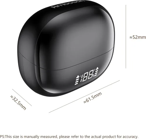 Miniatura 8 de Auriculares inalámbricos 2026, Bluetooth 6.0, diseño de clip de oreja abierta para un uso cómodo y seguro, duración de la batería de 50 horas