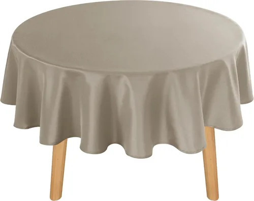 Miniatura 24 de Hiasan Mantel redondo de 30 pulgadas – Mantel de tela de poliéster impermeable resistente a las manchas a prueba de derrames, para comedor, cocina