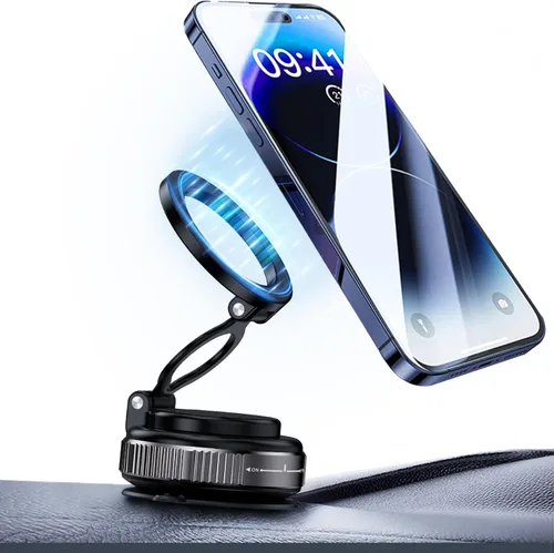 Magsafe - Soporte magnético para teléfono, soporte de teléfono para automóvil, manos libres, con ventosa de 360°, para automóvil, gimnasio, espejo,