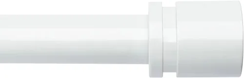 Miniatura 12 de Byondeth - Cortineros para ventanas de 16 a 88 pulgadas, longitud ajustable, 1 pulgada de diámetro, cortinero con remates de aluminio, níquel Níquel