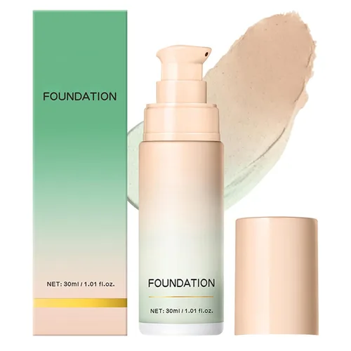 Base que cambia de color, crema CC correctora de color con centella, tono de piel uniforme rojo, ligera, no grasa, hidratante, cobertura
