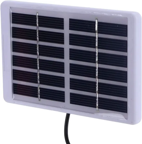 Miniatura 5 de TOPINCN Mini panel solar de 1.2W 6V, cargador solar USB con puerto micro USB, silicio policristalino, alta eficiencia, negro