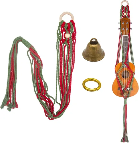 Miniatura 8 de Soporte de montaje en pared para ukelele para ukelele soprano, kit alternativo