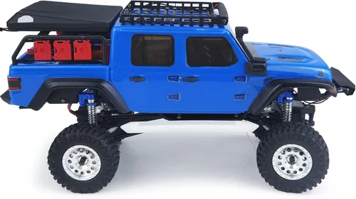 Miniatura 7 de MOHERO RC 1/24 Metal Roof Rack Equipaje con Faro para 1/24 RC Crawler Car Axial SCX24 AXI00005 Gladiador Actualización Piezas