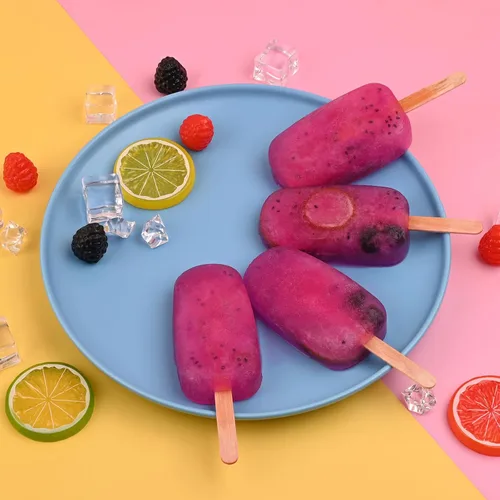 Miniatura 6 de WMKGG Juego de moldes de silicona para paletas, 2 piezas moldes para helado con 50 palitos de madera para cake pop, paletas de hielo, cakesicles Rosa