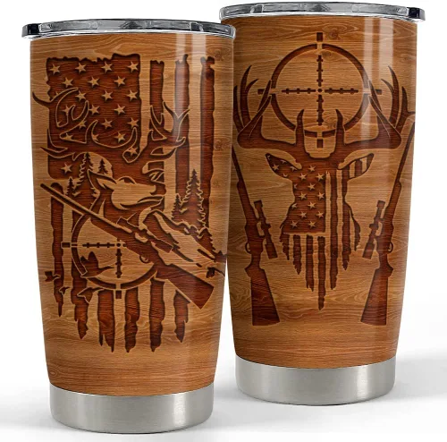 Miniatura 21 de SANDJEST Vaso irlandés de acero inoxidable con tapa de cruz celta de 20 onzas, regalos para mujeres, cumpleaños, Navidad Irish