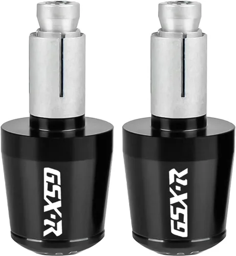 Miniatura 3 de Puños de motocicleta 78 pulgadas 0.866 in Universal antideslizante manillar Grips aluminio mango Grips para Suzuki GSXR 125 150 600 750 1000 (azul)