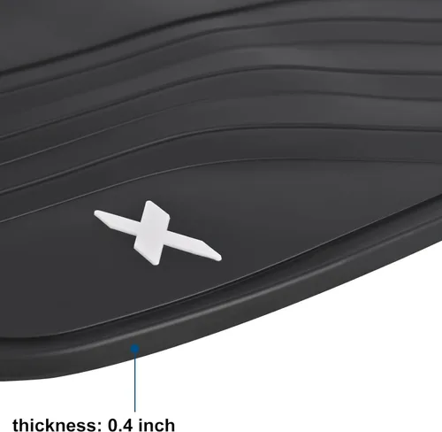 Miniatura 2 de Alfombrillas de coche SAN AUTO para BMW X3 G01 X4 G02 Ajuste personalizado 2018 2019 2020 2021 2022 2023 2024 Negras y blancas, revestimientos