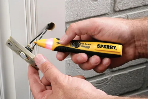 Miniatura 3 de Sensor de voltaje sin contacto Sperry Instruments VD6505, ajustable, 12-1000V AC, indicación visual de 360º, clip para bolsillo, sensibilidad
