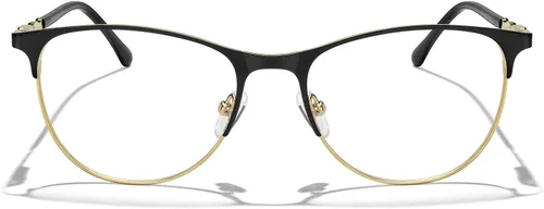 Miniatura 2 de Gafas de lectura de ojo de gato para mujer, estilo retro, para lecturas en computadora, con bisagras de resorte. Oro&negro-51