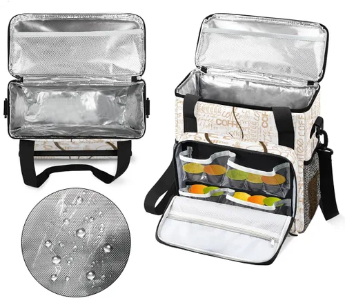 Miniatura 3 de Bolsa de transporte para cafetera de cápsulas de café FengQuGou, bolsa de almacenamiento y viaje compatible con Keurig K-Mini o K-Mini Plus, estuche