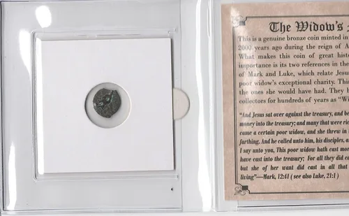 Miniatura 2 de Widow's Mite - Moneda antigua certificada auténtica de bajo grado