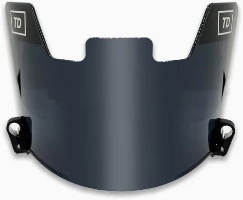 TD Sports - Visera de fútbol para niños, jóvenes y adultos, protección ocular para casco y máscara facial