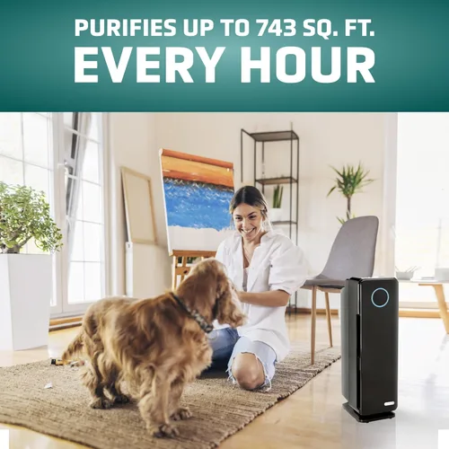 Miniatura 2 de GermGuardian AC4300 3-n-1 True - Filtro HEPA purificador de aire para casa, UVC, purificador de aire para habitaciones completas para alergias