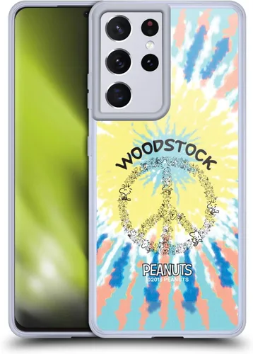 Miniatura 93 de Head Case Designs Funda de gel Woodstock 50th con licencia oficial de Peanuts Snoopy Guitar 1969 [protección de grado militar] compatible