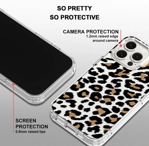 Miniatura 4 de MOSNOVO - Funda para iPhone 15 Pro Max, protección Buffertech de grado militar contra caídas (6.6 pies), antidesprendimiento, poliuretano