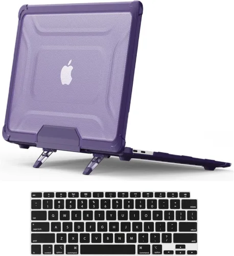 Miniatura 16 de DTangLsm Compatible con MacBook Pro de 13 pulgadas Funda M2 2024 2023 2022-2016 M1 A2338 A2289 A2251 A2159 A1989 A1706 A1708 - Carcasa rígida