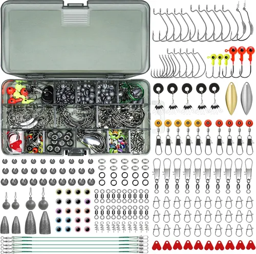 Miniatura 8 de TRUSCEND Complete Fishing Lures - Tackle Box with Tackle Included - Crankbaits, Minnows, Frogs, Vibes, Poppers, Spinners, Spoons, Soft Baits, Hooks