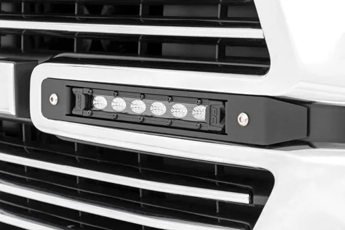 Miniatura 2 de Rough Country Kit de parrilla LED de 6" serie negra dual para 19-24 Ram 1500-70783