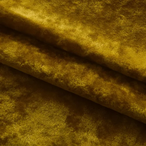 Miniatura 7 de Cortinas de Terciopelo Chartreuse Aplastado de Lujo Juego de 2 Paneles - 84 pulgadas de Largo para Oscurecer la Habitación Cortinas de Terciopelo