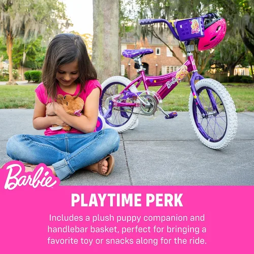 Miniatura 5 de Dynacraft Barbie 12, 16, 18-inch Girls' Bike for Kids Ages 3-9 Years - Fun and Stylish Design, Sturdy and Durable, Perfect for Kids Learning to