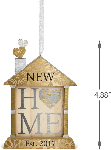 Miniatura 3 de Hallmark Keepsake 2017 mini adornos de navidad de porcelana, deseos de boda