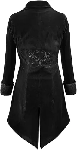 Miniatura 2 de Crubelon Chaqueta steampunk para hombre, gótica, medieval, victoriana, abrigo