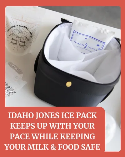 Miniatura 9 de Idaho Jones Bolsa de hielo de leche materna para almacenamiento de biberones, lactancia, congelador y bolsa enfriadora de leche Bolsas de hielo
