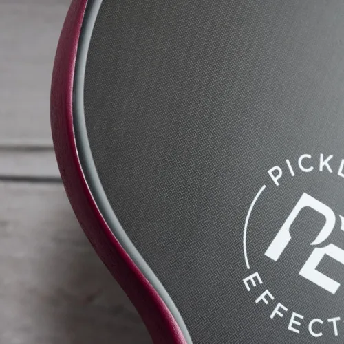 Miniatura 7 de Cinta protectora de borde de paleta de pickleball Cinta de protección de borde de paleta de pepinillo de ajuste perfecto Sin arrugas Burgandy