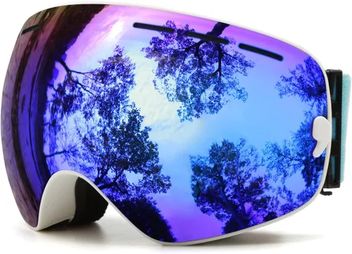 Miniatura 10 de JULI Gafas de esquí, gafas de snowboard para deportes de nieve de invierno con lente antivaho BNC