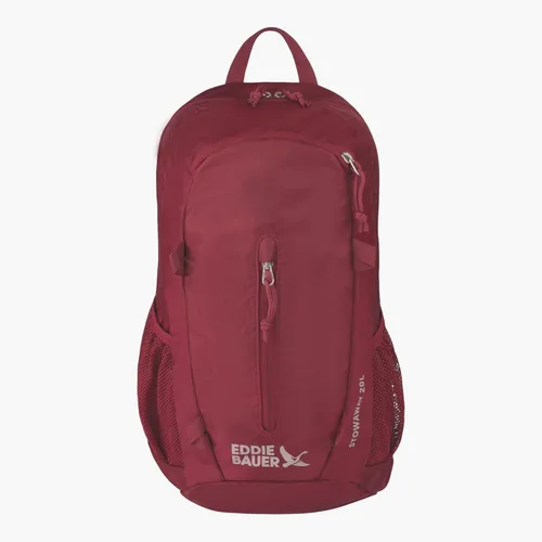 Miniatura 9 de Eddie Bauer Stowaway Mochila Empacable Viaje Exterior Ligera Plegable Duradera Poliéster Ripstop 30L - Cereza Negra
