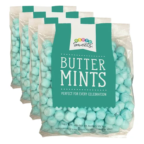 Miniatura 16 de Party Sweets Mentas pastel surtidas, 2.75 libras, aprox. 350 piezas de Hospitality Mints Colores pastel surtidos