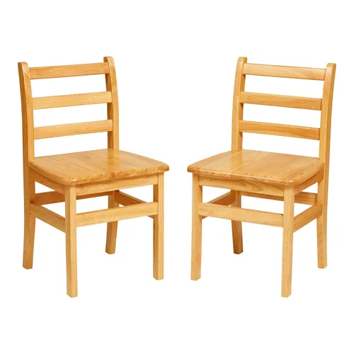 Miniatura 14 de Silla ECR4Kids montada con espalda escalonada de 3 peldaños, Natural, 2