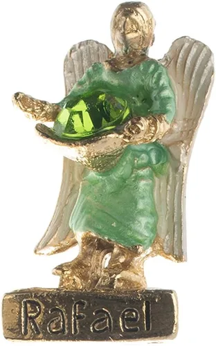 Miniatura 3 de Juego de figuras de ángel de 1 pulgada (1.0 in) con mini estatua de cristal, protección semanal