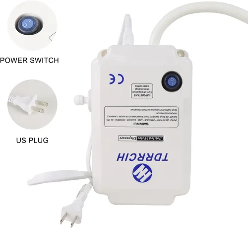 Miniatura 4 de TDRRICH Sistema de bomba dispensadora de agua embotellada de un solo tubo para refrigerador, bomba eléctrica dispensadora de agua potable para 5