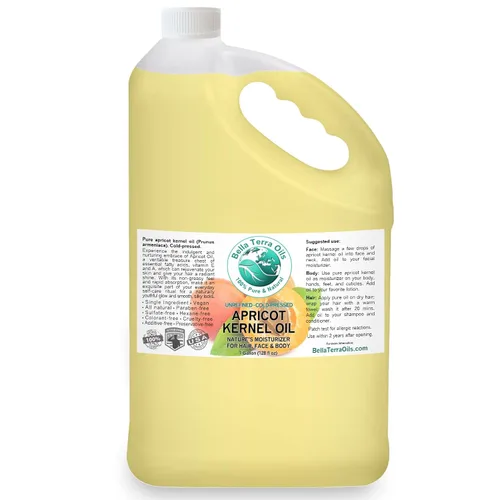 Miniatura 11 de Bella Terra Oils - Aceite de semilla de albaricoque orgánico 8 onzas - Abraza la riqueza de los granos de albaricoque orgánico amargo, enriquecido