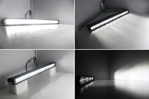 Miniatura 9 de iJDMTOY Barra de luz LED de 20 pulgadas para montaje en rejilla inferior compatible con Toyota Tundra 2022 en adelante, incluye barra de luz LED