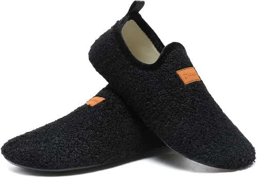 Miniatura 26 de QZKDM - Pantuflas ligeras antideslizantes para casa, para ponerse sin ayuda, para caminar descalzo, para ejercicio en casa y yoga, para hombres