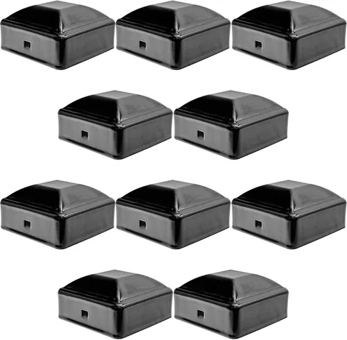 Miniatura 11 de Tapa ornamental para postes de valla de hierro para postes de valla de 2 x 2 pulgadas, también conocida como tapa de poste de valla de hierro