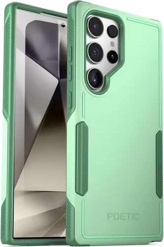 Miniatura 13 de Poetic Neon Series - Funda compatible con Galaxy S24 Ultra 5G de 6.8 pulgadas, doble capa, resistente, resistente, ligera, delgada, a prueba de Negro