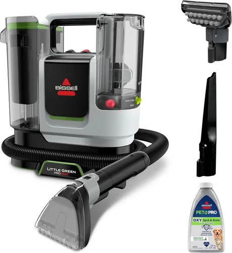 Miniatura 11 de BISSELL® Little Green® Max Pet Limpiador Profundo Portátil para Alfombras y Tapicería, Detallador para Carro/Auto, con Herramienta Autolimpiante