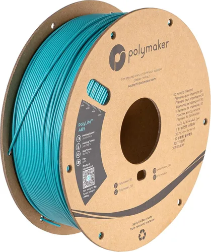Miniatura 15 de Polymaker Filamento ABS Pro para impresora 3D de 0.069 pulgadas, color negro, ABS de grado de ingeniería de 2.2 lbs con alta resistencia al calor