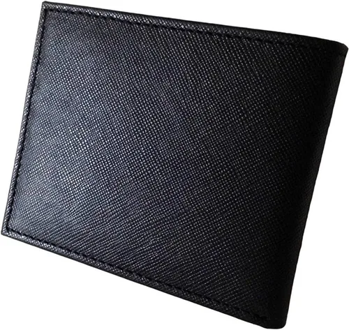 Miniatura 2 de Tommy Hilfiger Billetera Billetera Billfold de cuero para hombre con tarjeta de crédito (azul marino), Negro