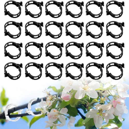 Miniatura 6 de Clips de soporte para plantas, clips de jardín reutilizables, clips de plástico para tomate, vid y uva para cuerdas, clips para plantas trepadoras