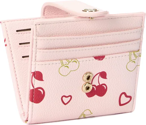 Miniatura 18 de BOSTANTEN - Billetera delgada para mujer, pequeña, con bloqueo RFID, tarjetero de cuero plegable con cremallera y bolsillo para monedas, Pequeña