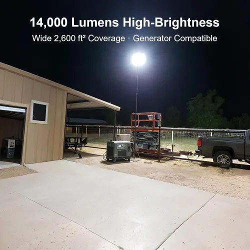 Miniatura 5 de Kekeou Luz de inundación LED de 100 W para exteriores con enchufe e interruptor y cable de alimentación de 6.56 pies, 14000 lm 6500 K, área LED