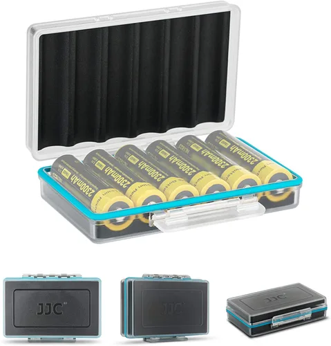 Miniatura 13 de JJC Estuche para Baterías de 9V para 4x 9V, Resistente al Agua y a Prueba de Golpes, Organizador de Almacenamiento de Baterías de 9V Estuche