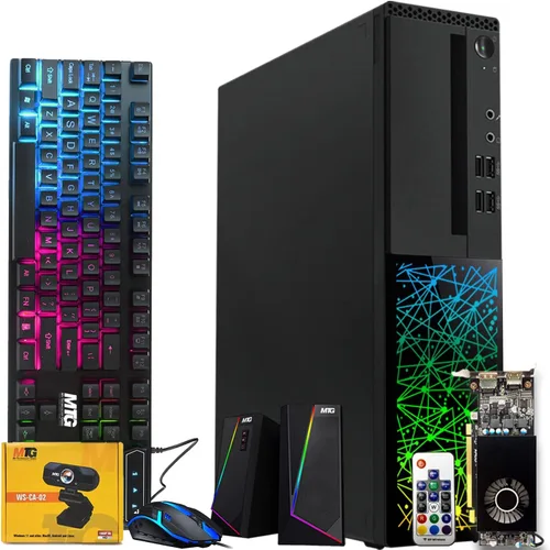 Miniatura 14 de TechMagnet PC de escritorio para juegos, Intel i5 6ª generación, Galaxy, 16 GB de RAM, SSD de 1 TB, monitor MTG de 24 pulgadas, teclado RGB, GT