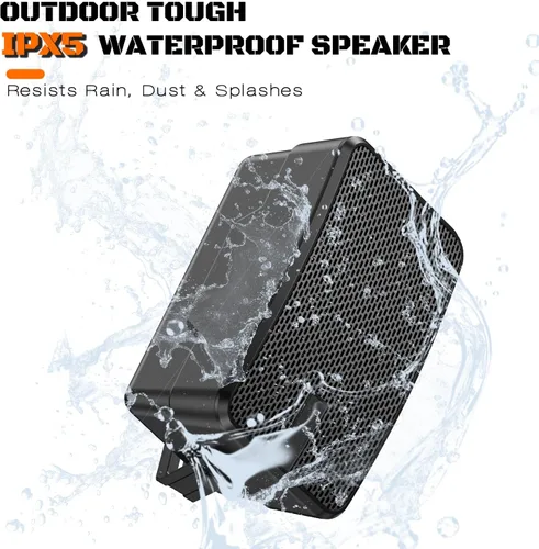 Miniatura 5 de Altavoces Bluetooth para exteriores alimentados por CA de 400 W Sincronización inalámbrica más de 100 altavoces Soporte de pared impermeable